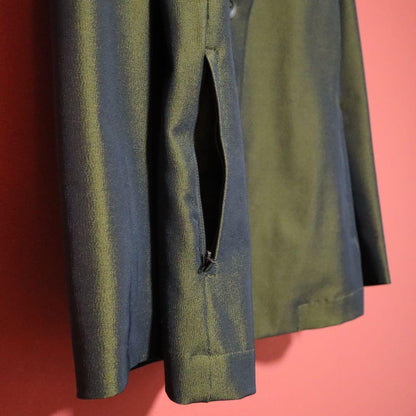 ISSEY MIYAKE 98SS Khaki Glossy Mao Collar Jacket Size M