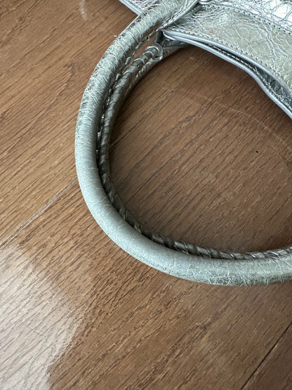 Balenciaga Silver Le City Medium Bag