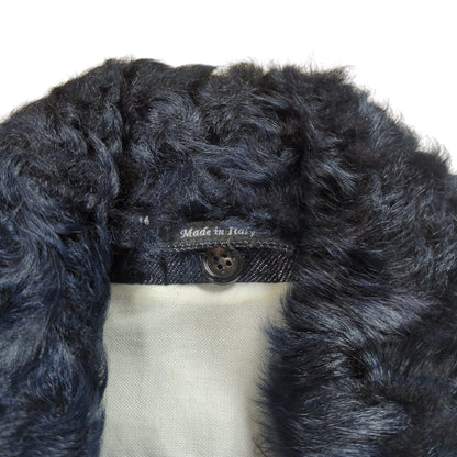 Maison Martin Margiela Fur Collar Denim Lamb Fur Size 46