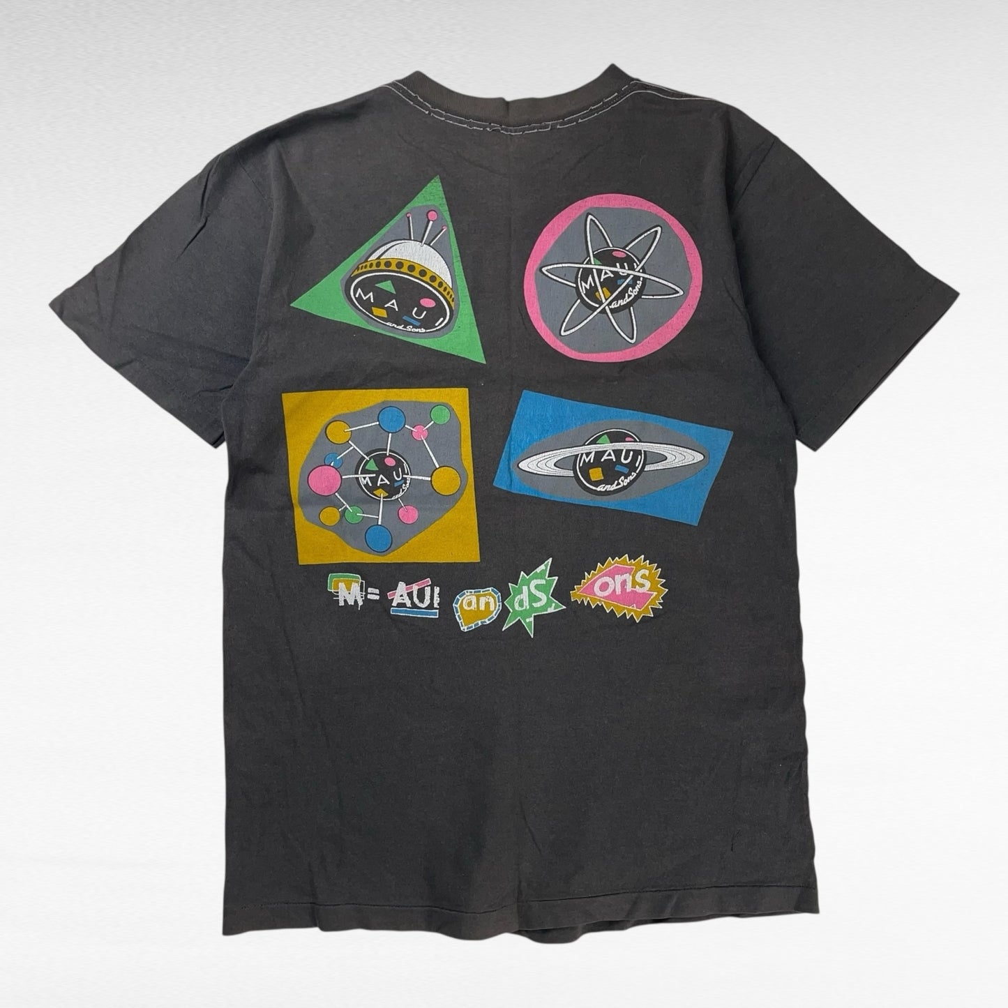 MAUI 90s Short Sleeve T-Shirt Black Size M