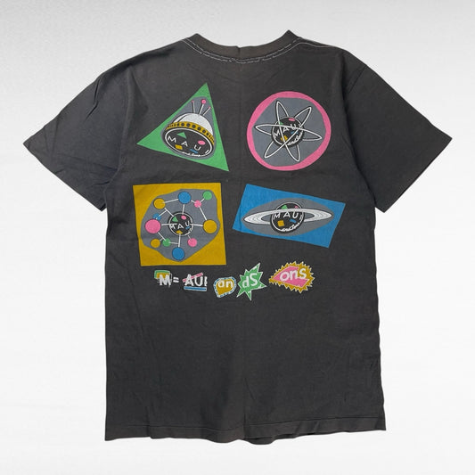 MAUI 90s Short Sleeve T-Shirt Black Size M