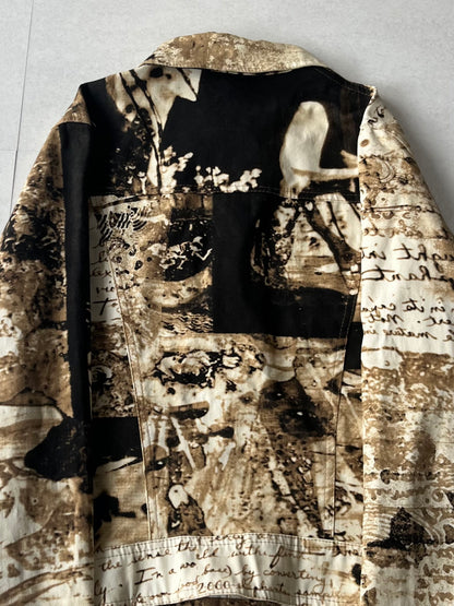 Vintage "HUEVO BLANCO" Cotton Jacket in Italy Size 44