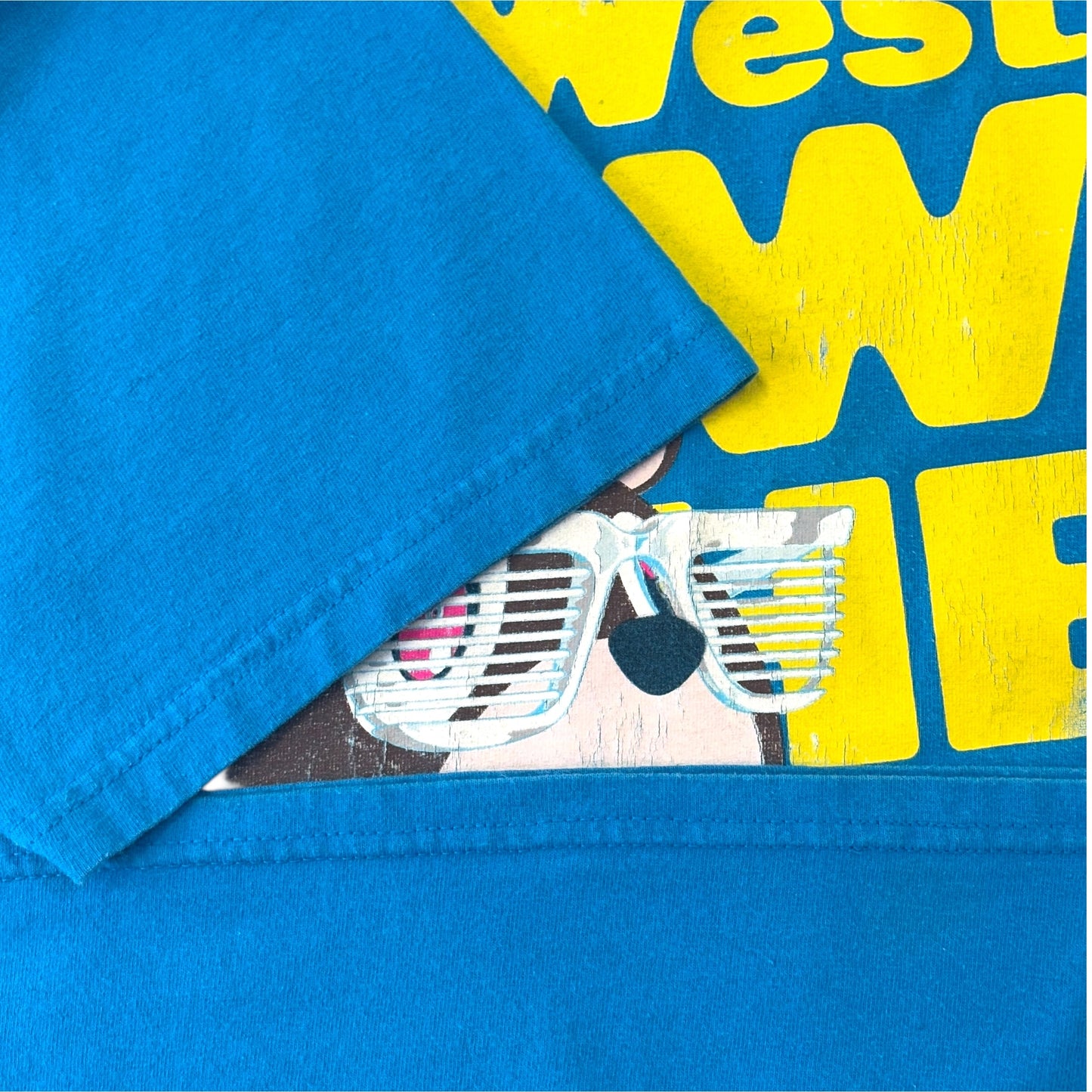 Kanye West 00s T-Shirt Blue Size L
