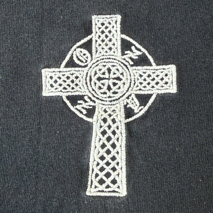 OZZY OSBOURNE 90s Long Sleeve T Ozzy Sleeve & Celtic Cross Size XL