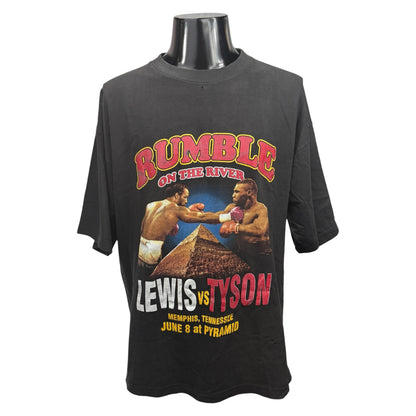 TYSON vs LEWIS 00s RUMBLE ON THE RIVER vs T-Shirt Size XL