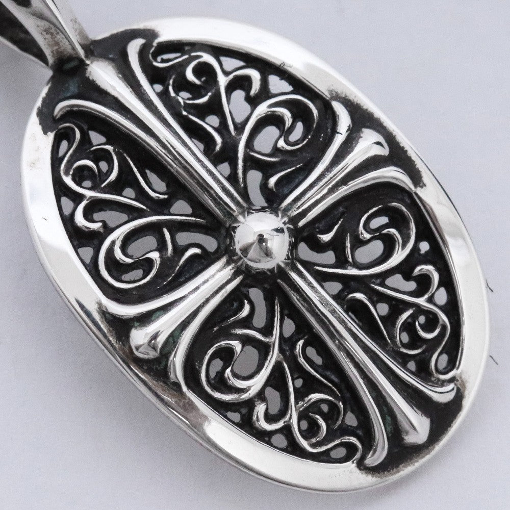 CHROME HEARTS CLSC OVAL Classic Oval Necklace Size F