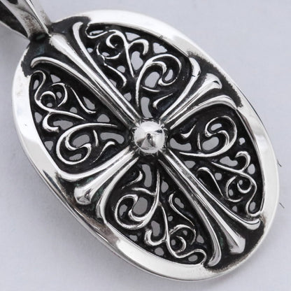 CHROME HEARTS CLSC OVAL Classic Oval Necklace Size F