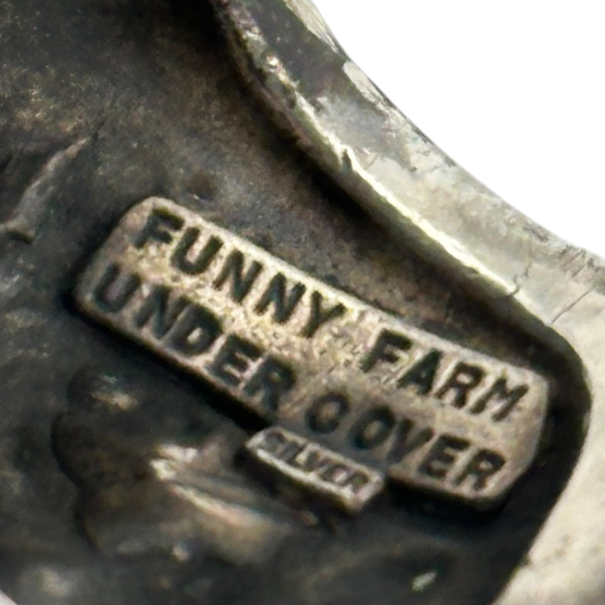 UNDERCOVER x Funny Farm 90s Four-Eyed Silver Ring Size JP 10