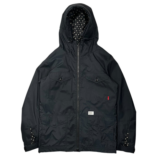 WTAPS 09AW Sherpa Field Nylon Taffeta Jacket Black Size M