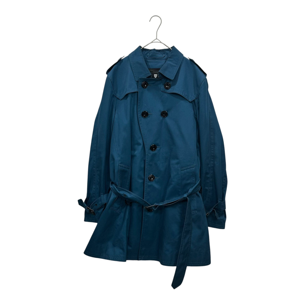 BLACK LABEL CRESTBRIDGE 100th Gabardine Coat Blue Size M