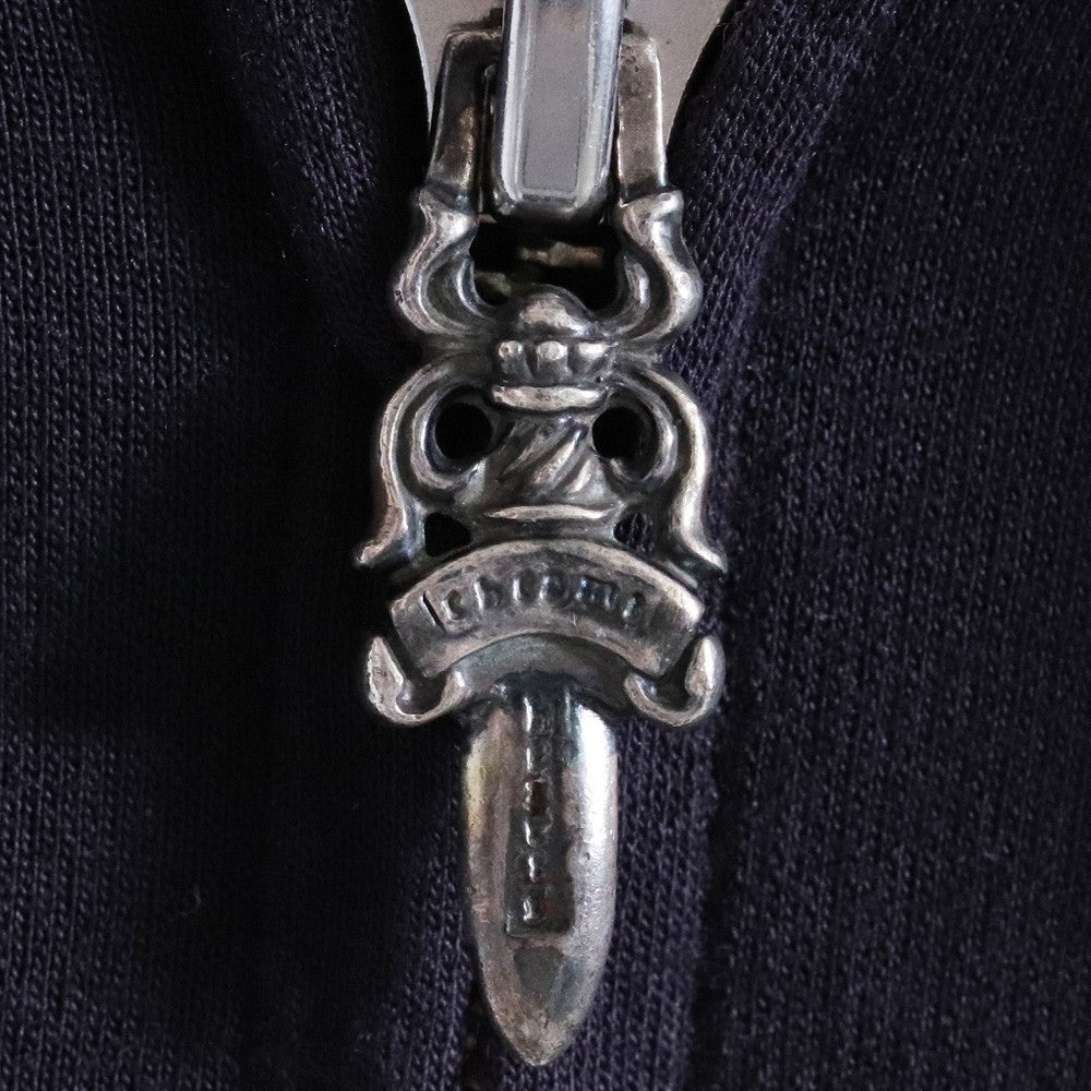 CHROME HEARTS Women's Old Vine Dagger Hoodie Navy Size XS
