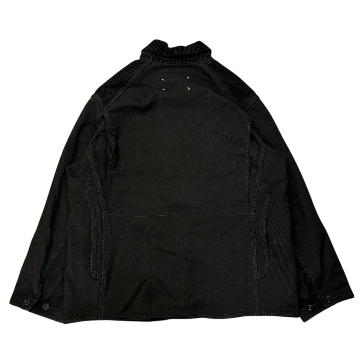 MAISON MARGIELA 24AW 4-Way Reversible Coat Black Size 36