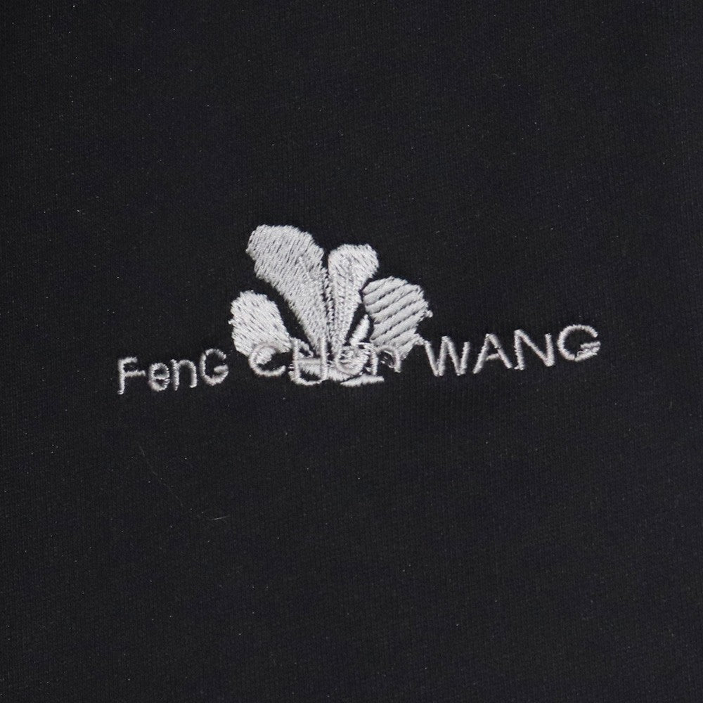 FENG CHEN WANG Striped Pocket Sweat Pants Black Size XS