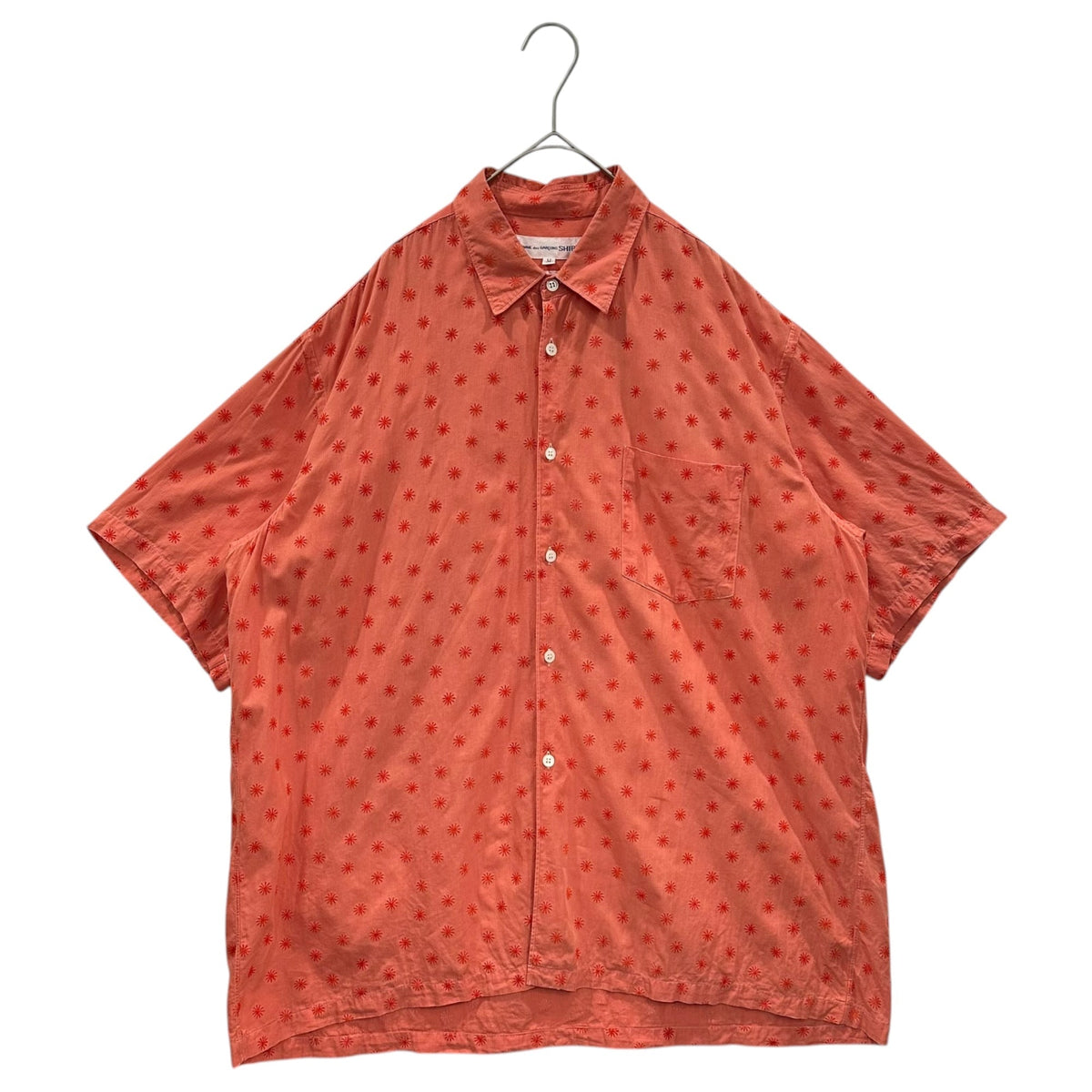COMME des GARCONS SHIRT 90s Floral Check S/S Shirt Size M
