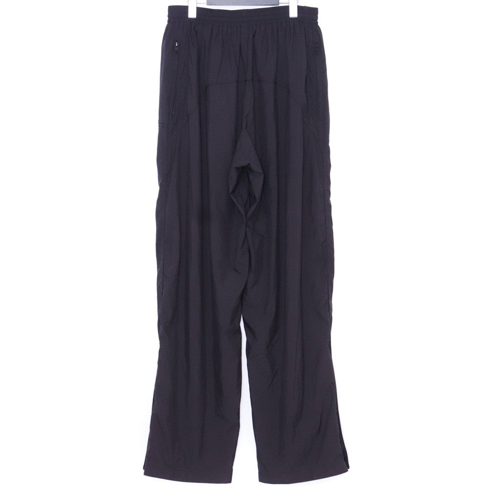 Balenciaga 21SS Black Nylon Zipped Hem Track Pants Size 48