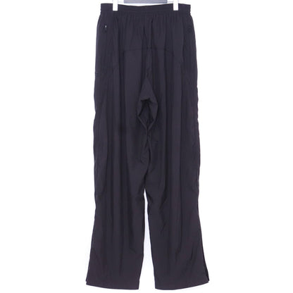 Balenciaga 21SS Black Nylon Zipped Hem Track Pants Size 48