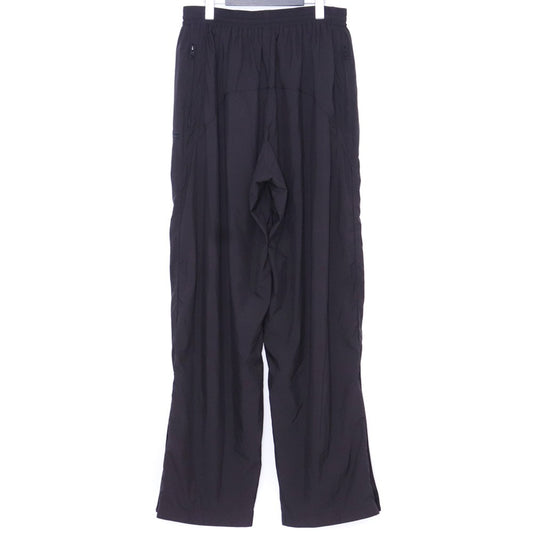 Balenciaga 21SS Black Nylon Zipped Hem Track Pants Size 48