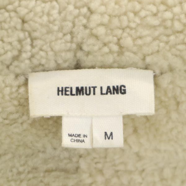 HELMUT LANG Sheepskin Suede Boa Lined Jacket Brown Size M