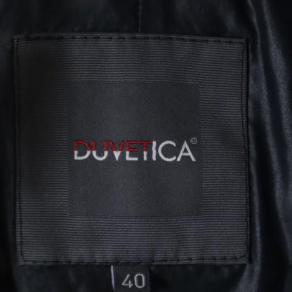 DUVETICA Double Collar Down Jacket Gray Size 40