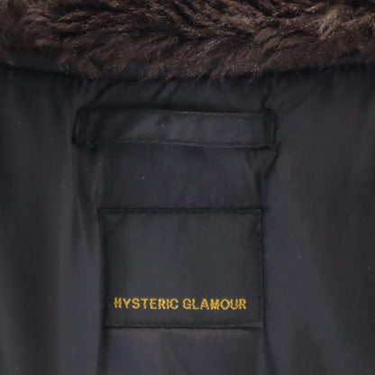 HYSTERIC GLAMOUR Insulated Military Coat Black Size FREE