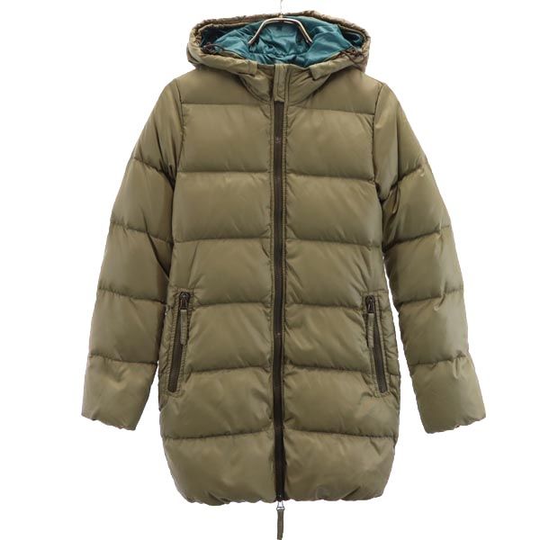 DUVETICA Khaki Down Jacket Size 38