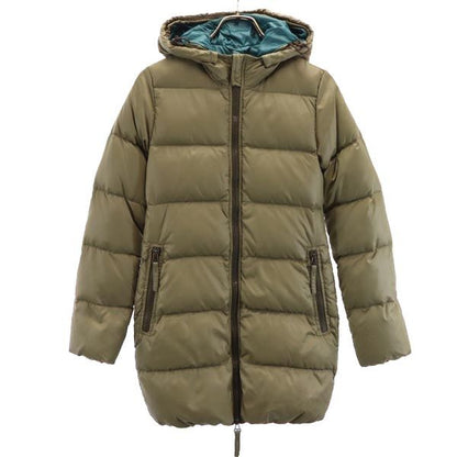 DUVETICA Khaki Down Jacket Size 38