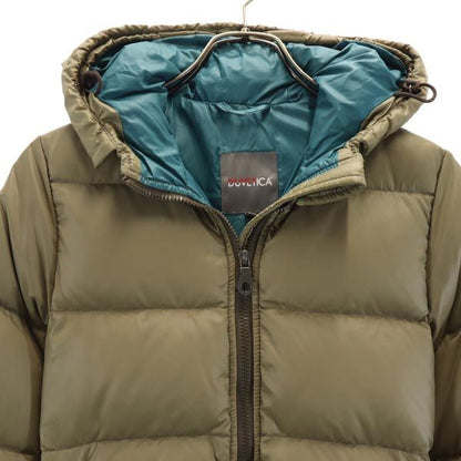 DUVETICA Khaki Down Jacket Size 38