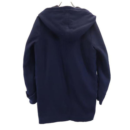 SEE BY CHLOE Padded Hooded Wool Coat Navy Blue Size 4