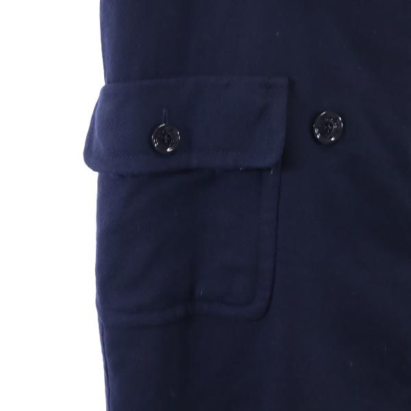 SEE BY CHLOE Padded Hooded Wool Coat Navy Blue Size 4