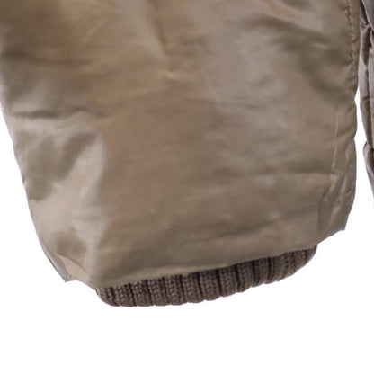 DUVETICA Hooded Fur Down Jacket Brown Size 40