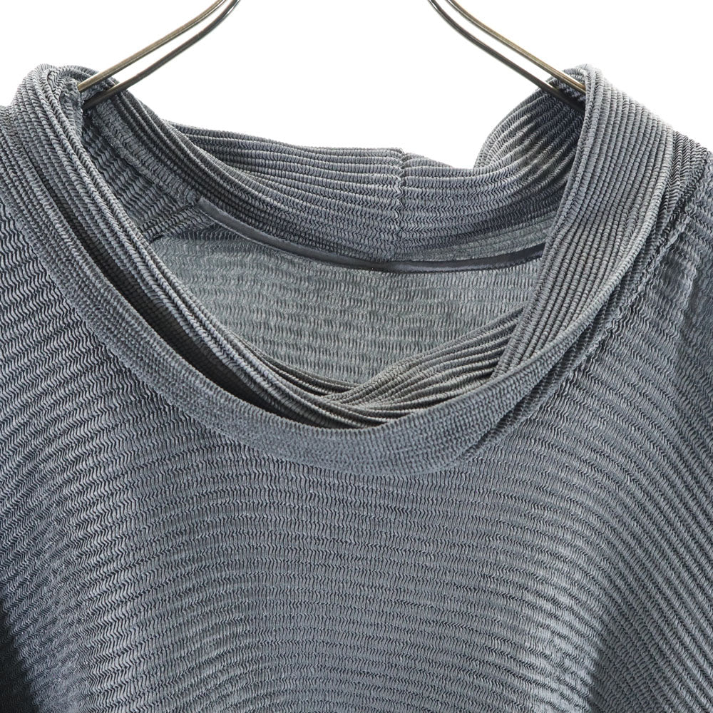 SPECCHIO 3/4 Sleeve Button-Up Grey Size 40