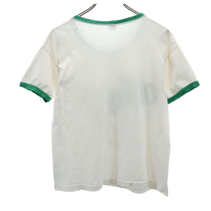 Champion 70s USA Snoopy Ringer T-Shirt White Size M