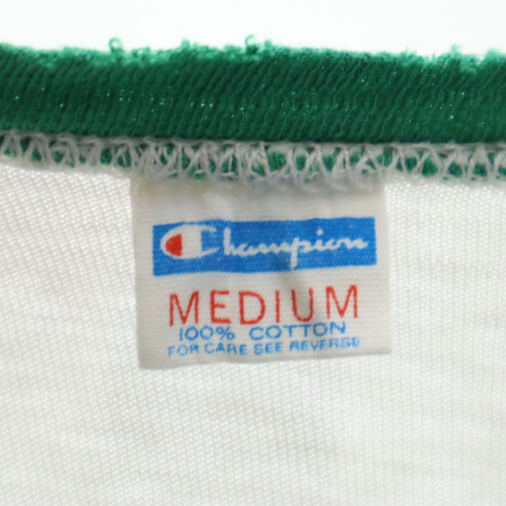 Champion 70s USA Snoopy Ringer T-Shirt White Size M