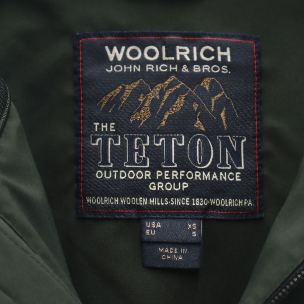 WOOLRICH New Zip Jacket Green Size XS
