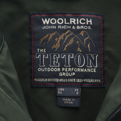 WOOLRICH New Zip Jacket Green Size XS