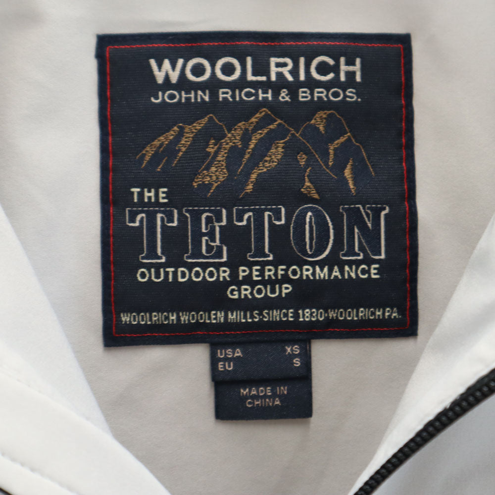 WOOLRICH TETON New Softshell Bomber Jacket Grey Size S