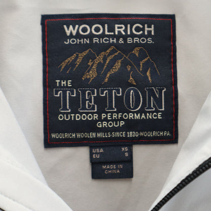 WOOLRICH TETON New Softshell Bomber Jacket Grey Size S