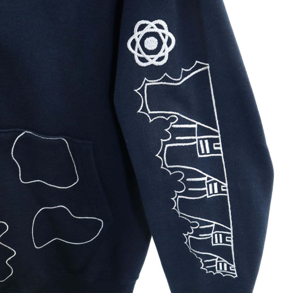 Bape A BATHING APE Navy Made in Japan Zip Hoodie Size S
