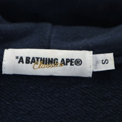 Bape A BATHING APE Navy Made in Japan Zip Hoodie Size S