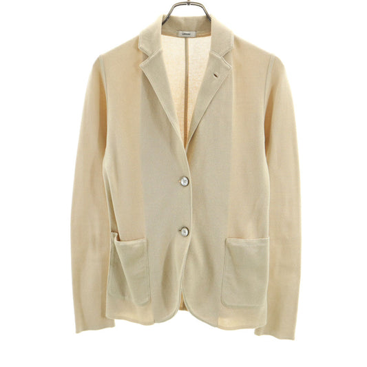 LARDINI Italian Tailored Knit Blazer Beige Size 38