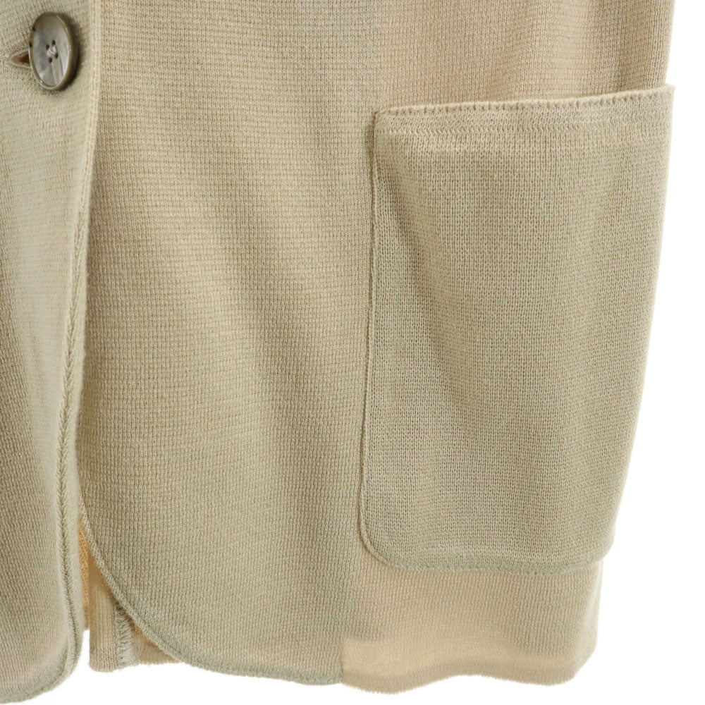 LARDINI Italian Tailored Knit Blazer Beige Size 38