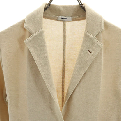 LARDINI Italian Tailored Knit Blazer Beige Size 38