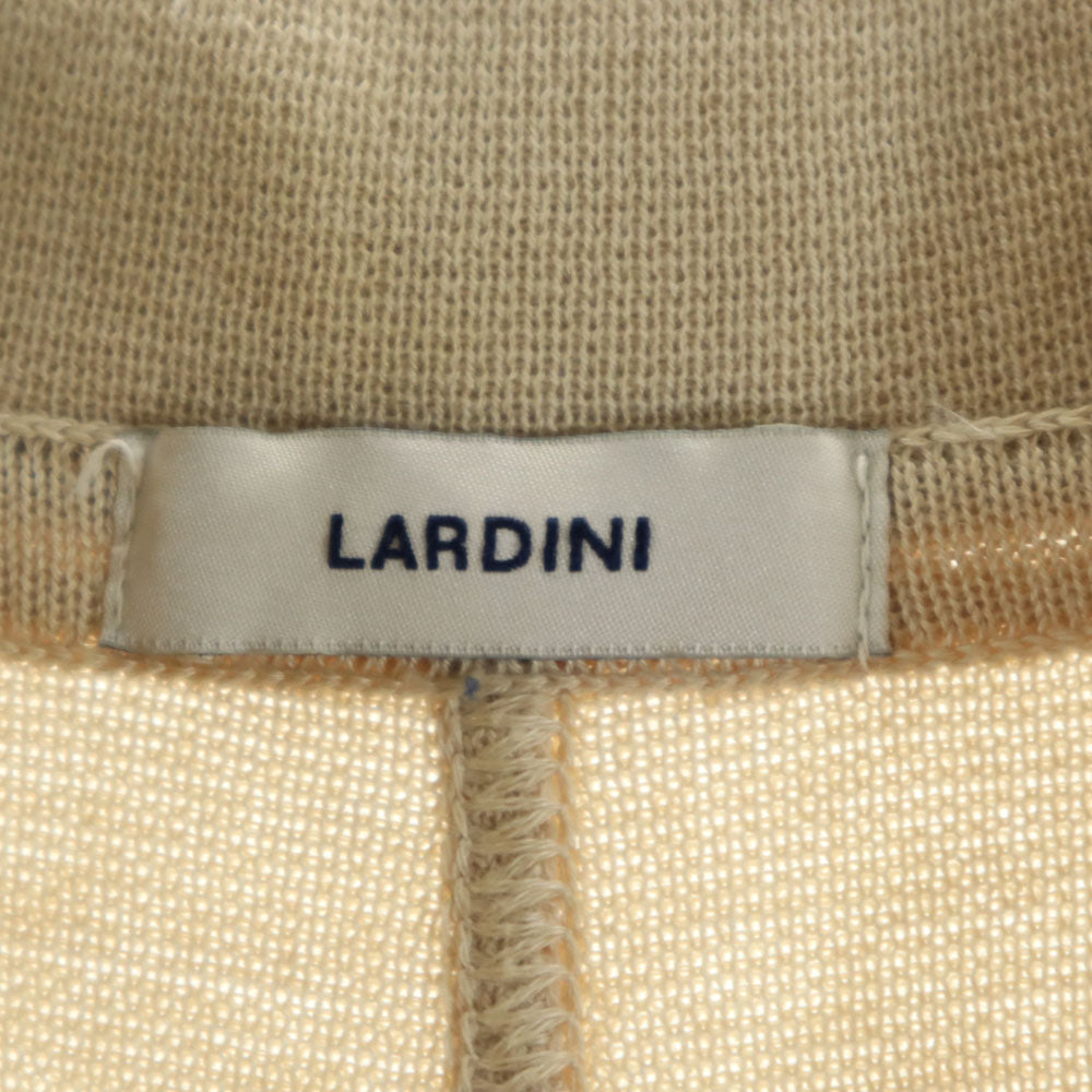 LARDINI Italian Tailored Knit Blazer Beige Size 38