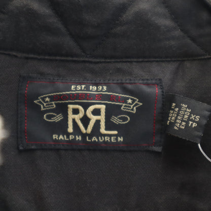 RRL Wool Blend Check Patchwork Long Sleeve Shirt Red Size XS