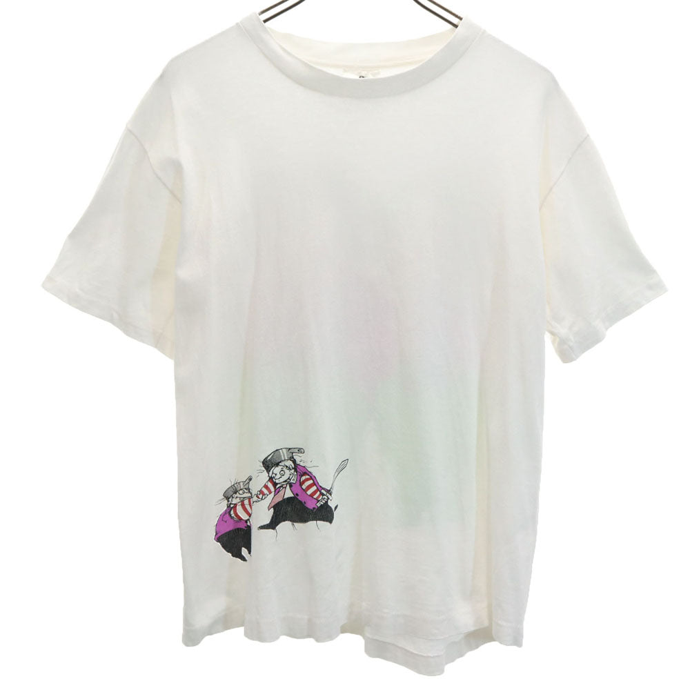 Undasia 90s Alice in Wonderland Back T-Shirt White Size M