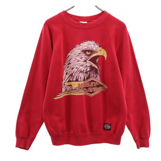 Hanes Vintage 80s 90s USA Made Sweatshirt Red Size L