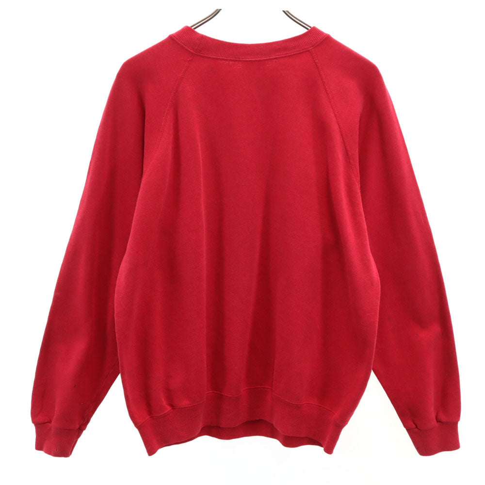Hanes Vintage 80s 90s USA Made Sweatshirt Red Size L