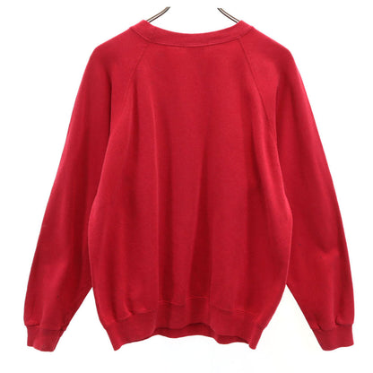 Hanes Vintage 80s 90s USA Made Sweatshirt Red Size L