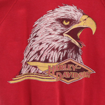 Hanes Vintage 80s 90s USA Made Sweatshirt Red Size L