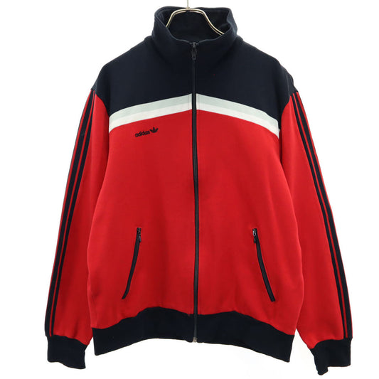 adidas 70s Vintage ATS-30 Trefoil Track Jacket Red Size 4